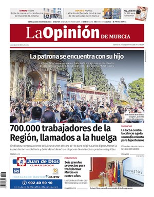 Cubierta La Opinión de Murcia
