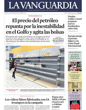 Cubierta La Vanguardia