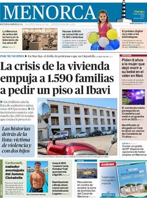 Cubierta Menorca - Es Diari