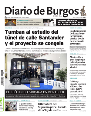 Cubierta Diario de Burgos