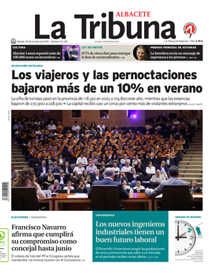 Cubierta La Tribuna de Albacete
