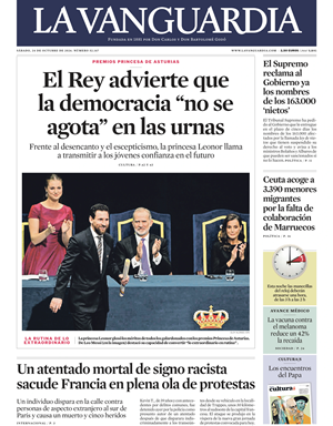 Cubierta La Vanguardia