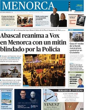 Cubierta Menorca - Es Diari