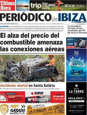 Cubierta Periódico de Ibiza