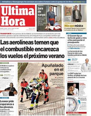 Cubierta Última Hora