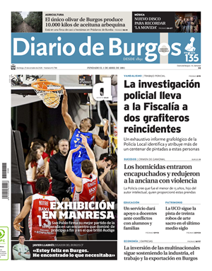 Cubierta Diario de Burgos