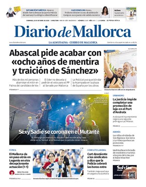 Cubierta Diario de Mallorca