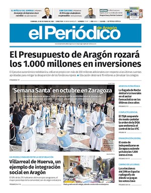 Cubierta El Periódico de Aragón