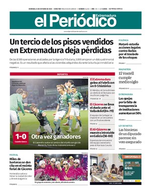 Cubierta El Periódico Extremadura