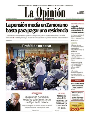 Cubierta La Opinión de Zamora