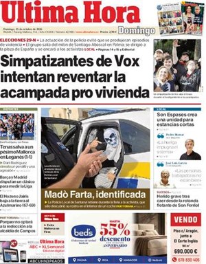 Cubierta Última Hora