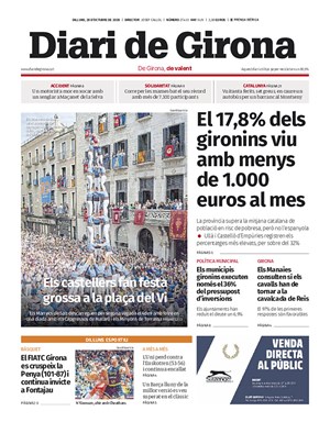 Cubierta Diari de Girona