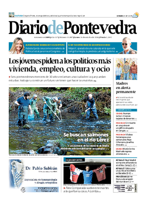 Cubierta Diario de Pontevedra