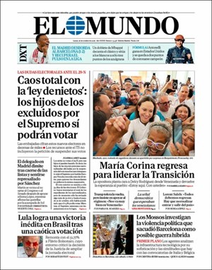 Cubierta El Mundo