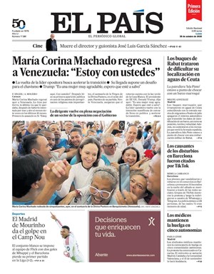Cubierta El País
