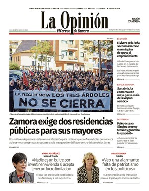 Cubierta La Opinión de Zamora
