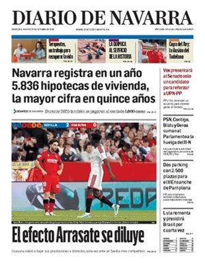 Cubierta Diario de Navarra