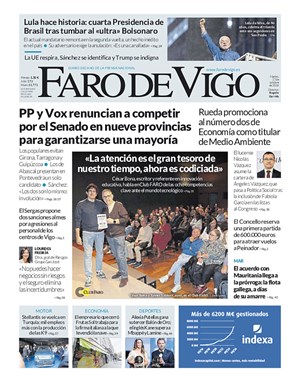 Cubierta Faro de Vigo