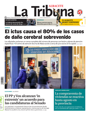 Cubierta La Tribuna de Albacete