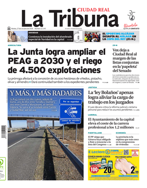 Cubierta La Tribuna de Ciudad Real