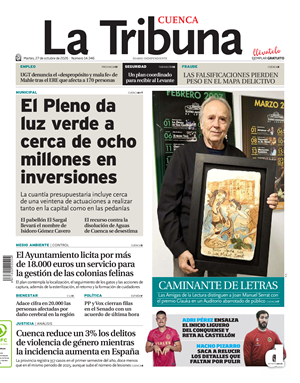 Cubierta La Tribuna de Cuenca