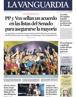 Cubierta La Vanguardia