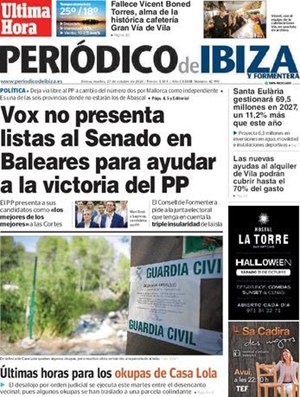 Cubierta Periódico de Ibiza