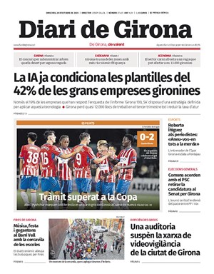 Cubierta Diari de Girona