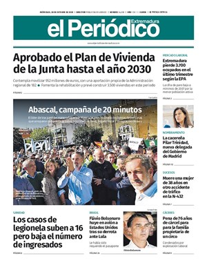 Cubierta El Periódico Extremadura