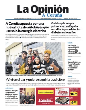 Cubierta La Opinión A Coruña