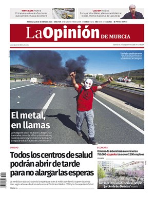 Cubierta La Opinión de Murcia