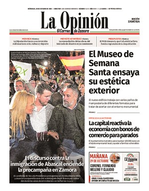 Cubierta La Opinión de Zamora
