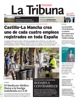 Cubierta La Tribuna de Toledo