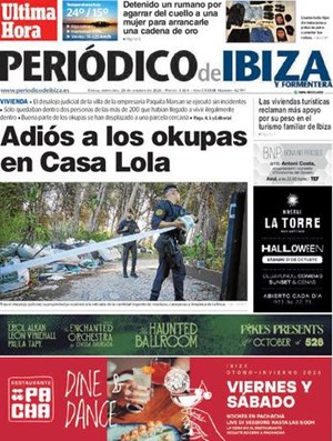 Cubierta Periódico de Ibiza