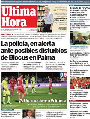 Cubierta Última Hora