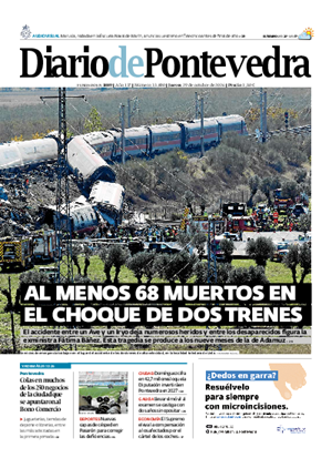 Cubierta Diario de Pontevedra