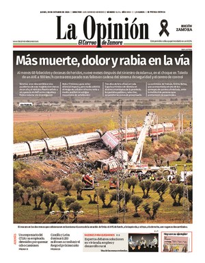 Cubierta La Opinión de Zamora