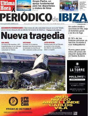 Cubierta Periódico de Ibiza