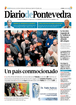Cubierta Diario de Pontevedra
