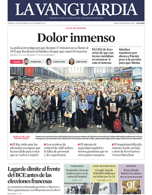 Cubierta La Vanguardia