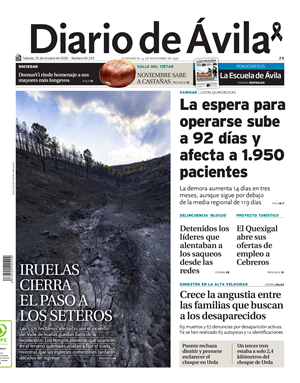 Cubierta Diario de Ávila