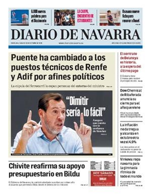 Cubierta Diario de Navarra