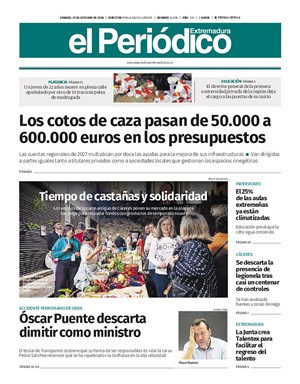 Cubierta El Periódico Extremadura