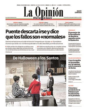 Cubierta La Opinión de Zamora