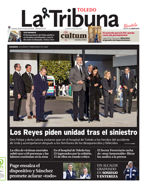 Cubierta La Tribuna de Toledo