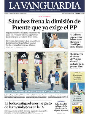 Cubierta La Vanguardia